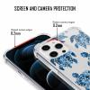 Phoona Crossbody Case with Lanyard for iPhone 12 Pro Max, 6.7-inch Transparent Blue Turtle Design view 4