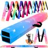 MARFULA Foldable Gymnastics Balance Beam, Extra-Firm Foam Beam with Suede Cover, Non-Slip Base and Carrying Bag, for Children and Adults view 1