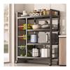 4-Tier Retail Display Rack with Removable Storage Bins view 3