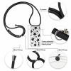 Phoona iPhone 11 Crossbody Phone Case with Lanyard, 6.1-inch Clear PC Case, Aesthetic Star Design, Black view 2