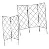 Foldable Garden Trellis, Plant Climbing Support, 5-Piece, Black Iron view 1