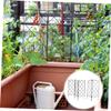 Foldable Garden Trellis, Plant Climbing Support, 5-Piece, Black Iron view 4