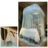 DRFGNF Bed Canopy with Ruffles, Princess Mosquito Net, Double-Layer Comfort Curtain Net, 3 Mosquito Nets for Adults, Bedroom Décor (Blue-2, 180 x 200 cm) view 2