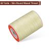 QUARKZMAN Waxed Sewing Thread for Sewing Machines, 0.8 mm x 55 m, Beige view 3