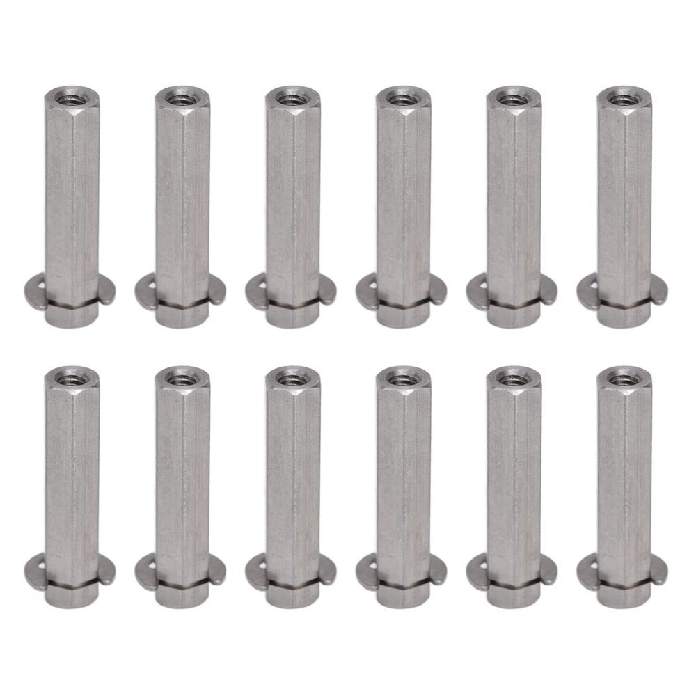 Stainless Steel 8 mm Hex Shaft Drive Kit with Circlip for Tetrix Robots (4106-4008-0240)