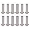 Stainless Steel 8 mm Hex Shaft Drive Kit with Circlip for Tetrix Robots (4106-4008-0240) view 1