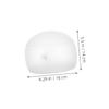 CHILDWEET PVC Hat Shapers, White, 2-Piece Set for Baseball Caps, Inflatable view 2