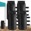 Esmorah Canopy Sandbags, 4-Piece Set, 72.6 kg, Extra Large, Durable, Black Pop-Up Pergola Weights view 1