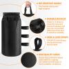 Esmorah Canopy Sandbags, 4-Piece Set, 72.6 kg, Extra Large, Durable, Black Pop-Up Pergola Weights view 3