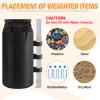 Esmorah Canopy Sandbags, 4-Piece Set, 72.6 kg, Extra Large, Durable, Black Pop-Up Pergola Weights view 4