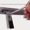 Slatwall Panel Organizer for Garage, with 30 Hooks, for Retail, Workshop, and Kitchen, 90 cm Long, 2-Pack view 4