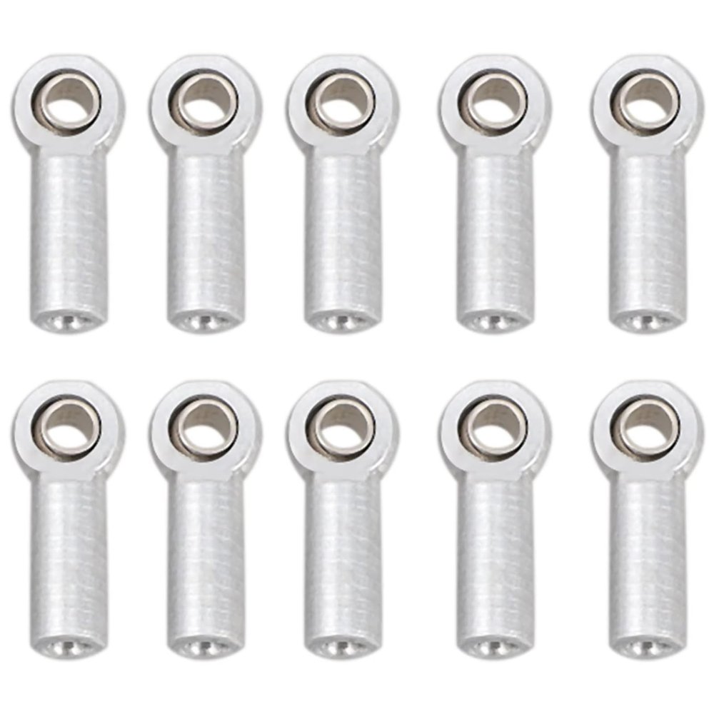 10-Piece Metal M3 Link Rod Ends for AXIAL SCX10, D90, D110 and Tamiya CC01 1/10 RC Crawlers