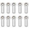 10-Piece Metal M3 Link Rod Ends for AXIAL SCX10, D90, D110 and Tamiya CC01 1/10 RC Crawlers view 1
