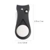 Stainless Steel and Plastic Divot Fork for Golf Courses, Black/Silver view 2