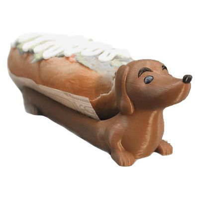 Cute Dachshund-Shaped Serving Tray