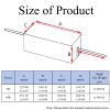 10 pcs 5W 1 Ohm Wirewound Cement Resistors, Ceramic Cement Power Resistors for Household Appliances, Automotive Electronics and Industrial Machinery view 2