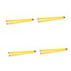 EXAOMBLE 4-Piece Soccer and Basketball Training Marker Pole Set, Yellow view 4