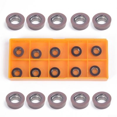 10-Piece CNC Carbide Inserts, RPMT1003MO Milling Inserts, CNC Turning Tools for Lathes and Milling Machines