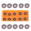 10-Piece CNC Carbide Inserts, RPMT1003MO Milling Inserts, CNC Turning Tools for Lathes and Milling Machines view 1