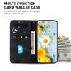 Jiajihua Case for Honor X6a 4G, Black, Lanyard, Card Slot, Magnetic Closure, Flip Stand view 2
