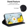 Jiajihua Case for Honor X6a 4G, Black, Lanyard, Card Slot, Magnetic Closure, Flip Stand view 3