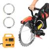 Agreilduite Wet Saw for Reinforced-Concrete Rings, 3,000 RPM/8,980 W, with Automatic Water Supply, 2 Blades, and Brushless Motor view 1