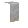 Vicco R-Line Dishwasher Front Panel, Concrete, 45 cm view 1