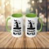Funny Mother-in-Law Mug, Witch Hat Design, Green view 4