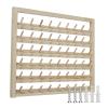 WJLYDM Wooden Thread Spool Holder, 48 Spools, Wall-Mounted view 1