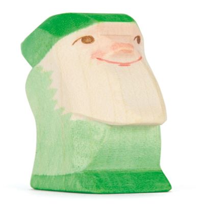 Ostheimer 25043 Green Dwarf, Wooden, Handmade, 6.5 x 4.7 x 2.5 cm
