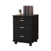 Filing Cabinet with Locking Drawer, Low-Profile Printer Stand, Natural Finish view 1