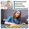 Oilcloth Tablecloth, Garden Tablecloth, Lines Check Gray Red Oval 140 x 220 cm, Wipeable view 4