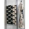 2-Pack Caw We Love Dogs Towels 6248-93 Dachshund Black 50 x 100 cm view 2