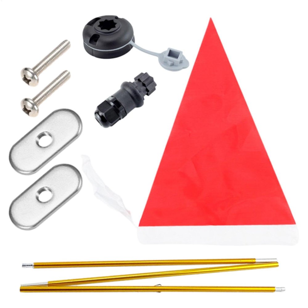 Fmzrbnih Kayak Flag Pole - Kayak Flag Holder with Stable Base