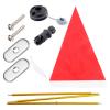 Fmzrbnih Kayak Flag Pole - Kayak Flag Holder with Stable Base view 1