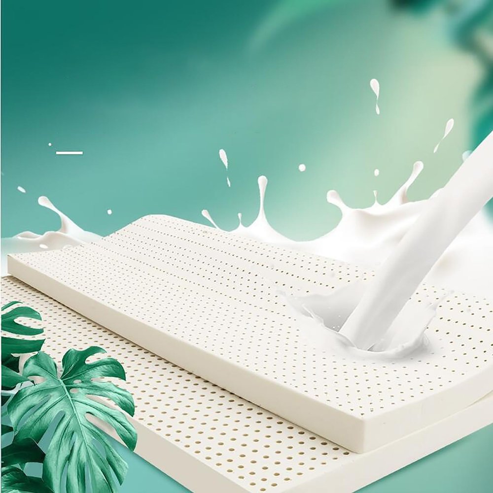 Latex Mattress Topper, Premium Natural Rubber, Washable