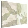 murando - Acoustic Wall Art Set, Abstract Waves and Leaves, 120 x 90 cm, 2-Piece view 1