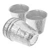 Disposable Aluminum Foil Liners, 5 Pieces, Silver, Oil-Resistant and Leakproof view 1