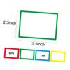 GRIRIW 2-Roll Self-Adhesive Name Labels, Colorful and Reusable view 2