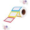 GRIRIW 2-Roll Self-Adhesive Name Labels, Colorful and Reusable view 4