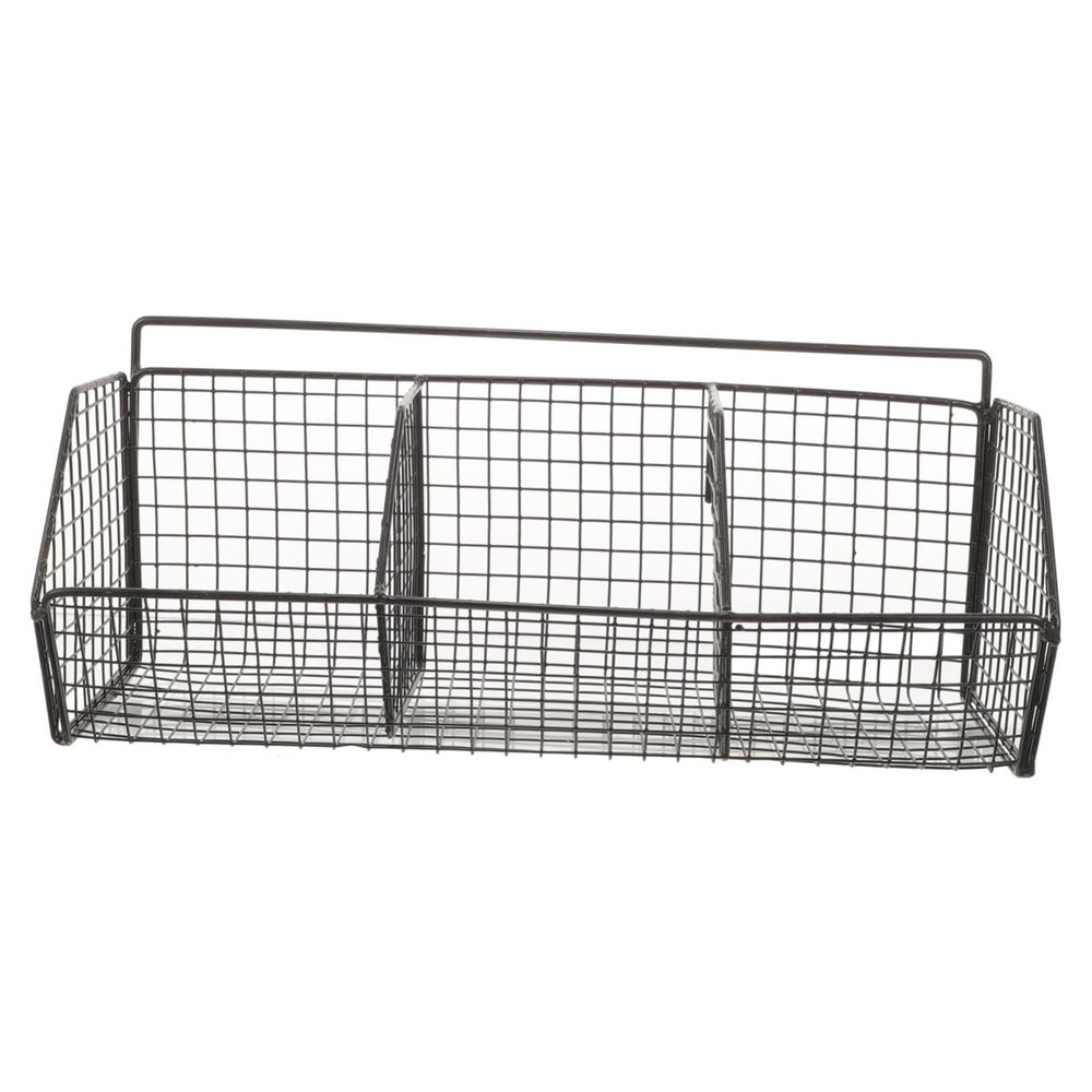 Metal Kitchen Wall Shelf, Wall-Mounted Spice Organizer