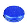 Round Aluminum Coin Wallet and Storage Case, Blue view 1