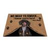 Personalized “English Springer Spaniel” Doormat, “I Know You’re Here,” 60 x 40 cm view 1