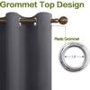 Steampunk-Style Curtains with Industrial Gear Room Clock Design view 3