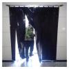 Qulamrdk Welding Protection Curtain, Vinyl Strip Curtain, Industrial Strip Curtain for Warehouses and Factories, Easy to Install and Opaque (Black, 1.5 x 2.1 m) view 3