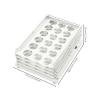 Kazafa A4 Folding Literature Stand, 4 Pockets, White view 4