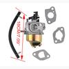 Latuwa Carburetor for MTD 5P65M0B, 5P65M0C, 5P65MU and XT775-2020 view 2