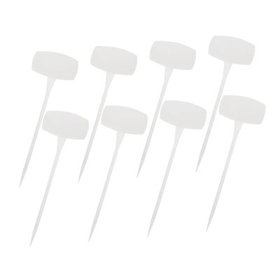 Toddmomy 8-Piece Plastic Plant Labels for Garden Vegetables and Potted Plants, Weatherproof, 50 cm, Easy to Insert