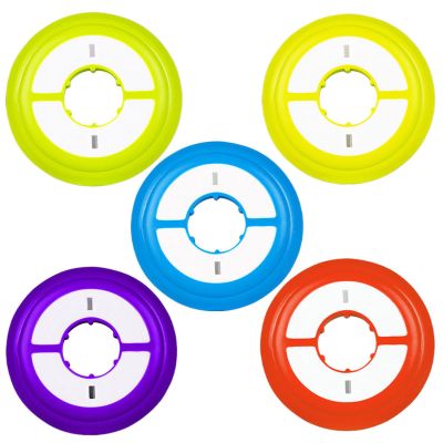 Fishing Line Storage Spool Set with 5 Silicone Holders