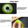 Fishing Line Storage Spool Set with 5 Silicone Holders view 4
